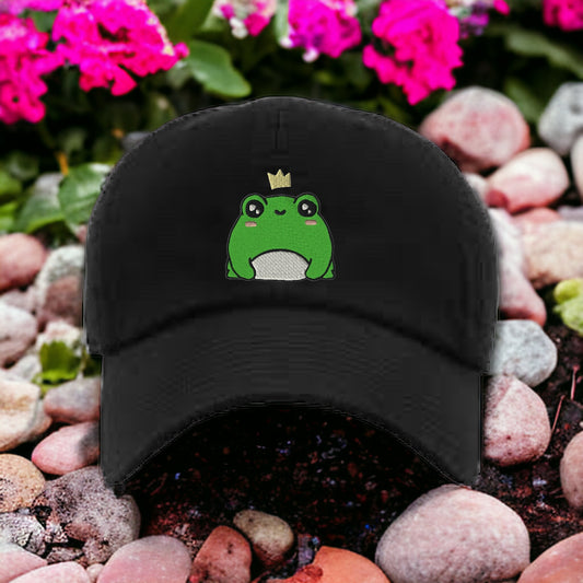 Kawaii Frog Prince Dad Hat