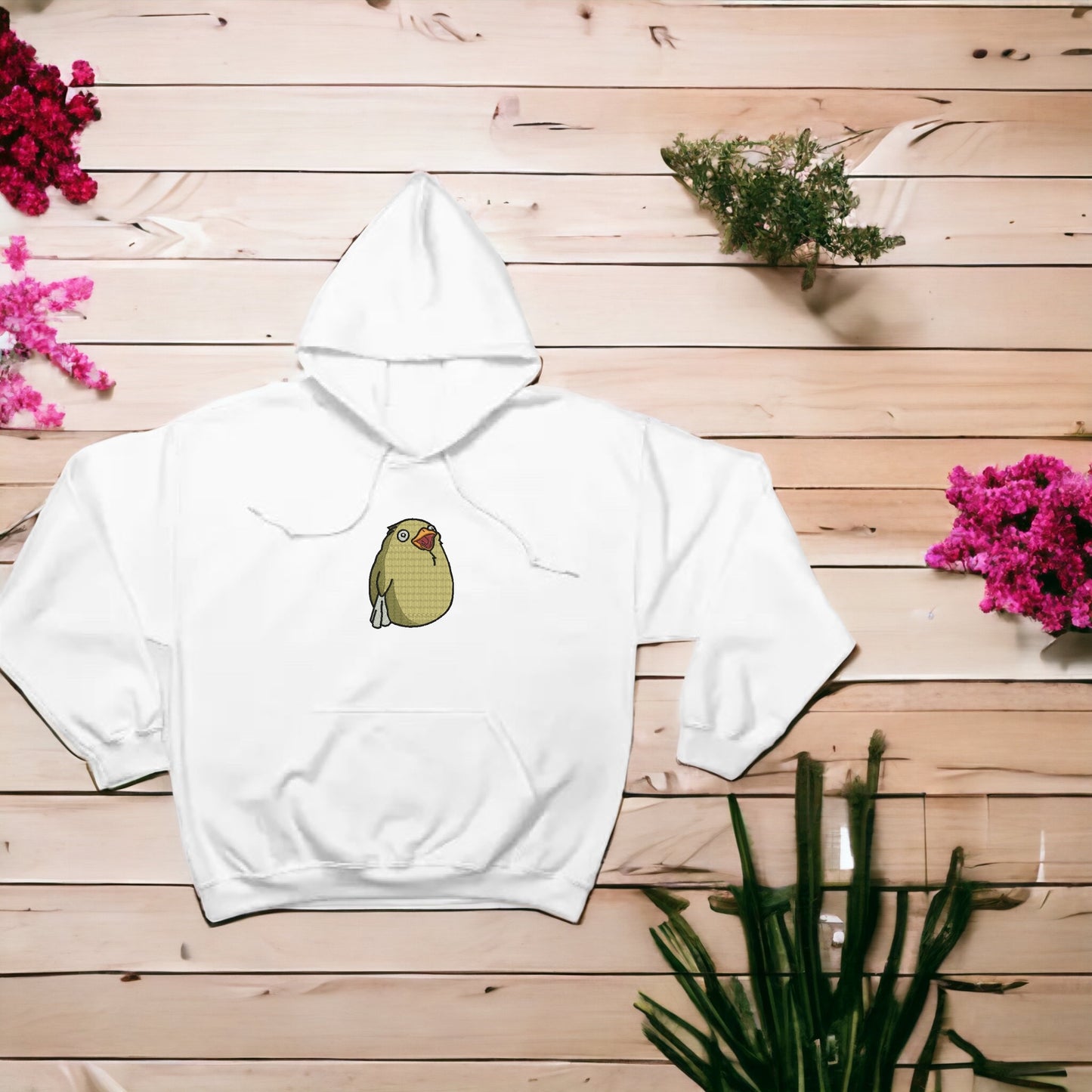 Duck | Embroidered | Anime | Hoodie