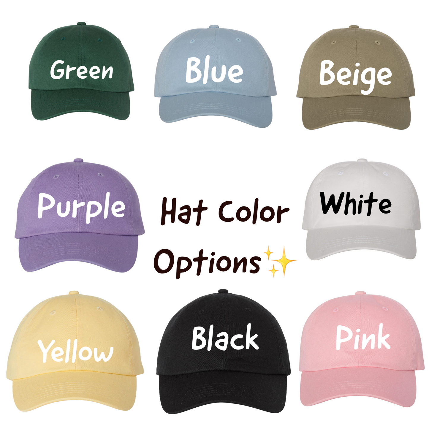 Embroidered Personalized Pet Hat – Fun Gift for Pet Owners