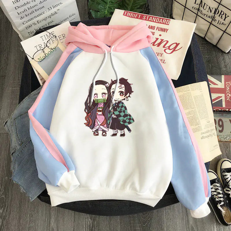 Demon Slayer Hoodie - Loose Fit Casual Anime Jacket