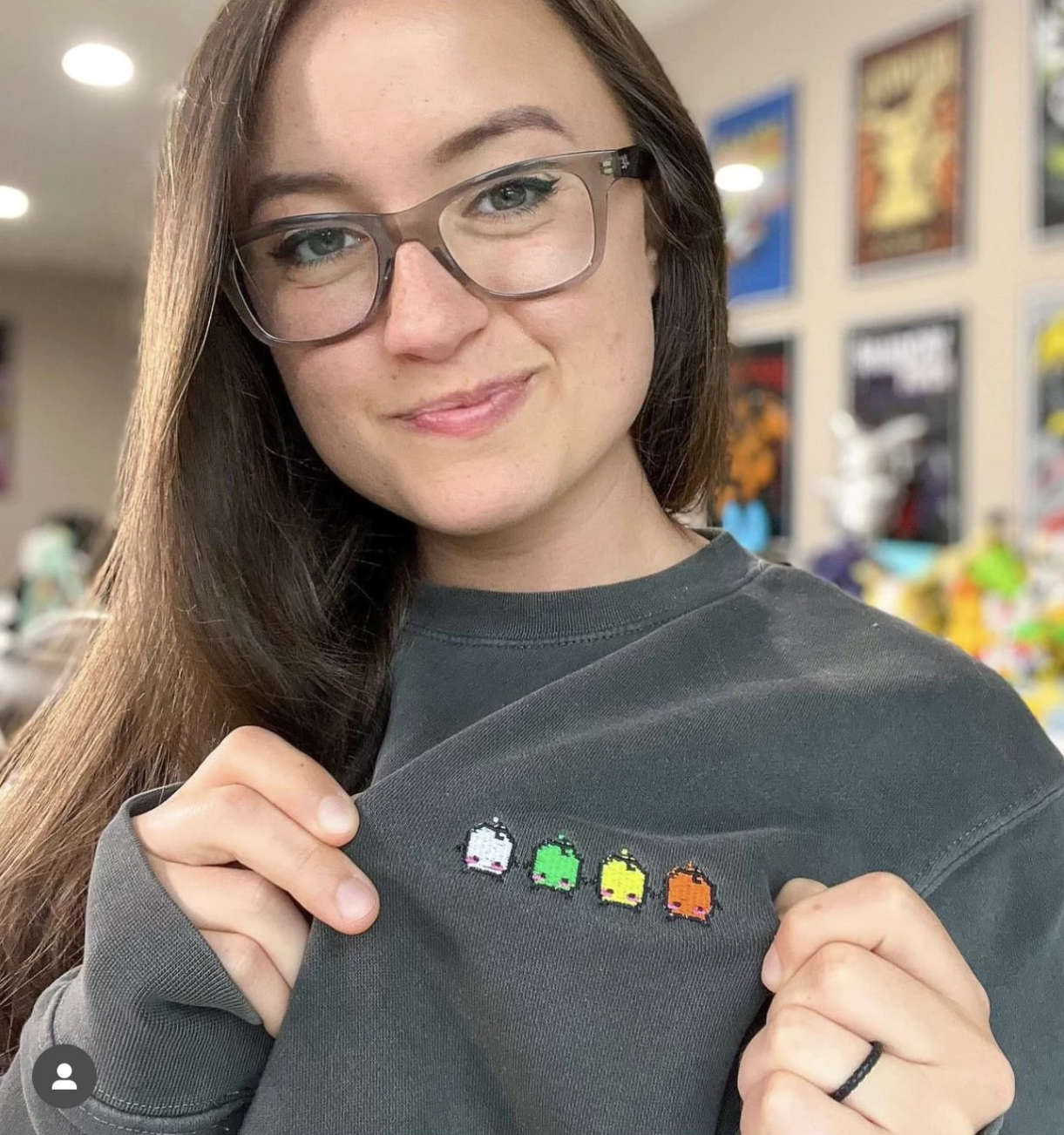 Embroidered Stardew Valley Junimos Sweatshirt โ Farm Life Crewneck for Fans