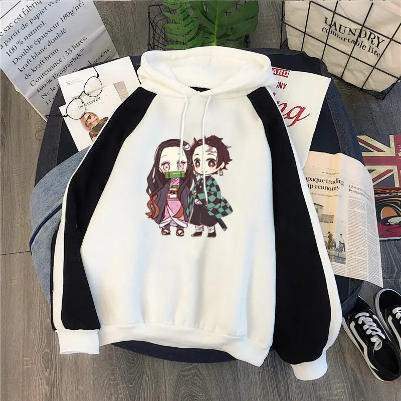 Demon Slayer Hoodie - Loose Fit Casual Anime Jacket
