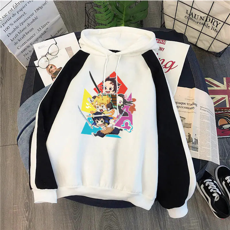 Demon Slayer Hoodie - Loose Fit Casual Anime Jacket