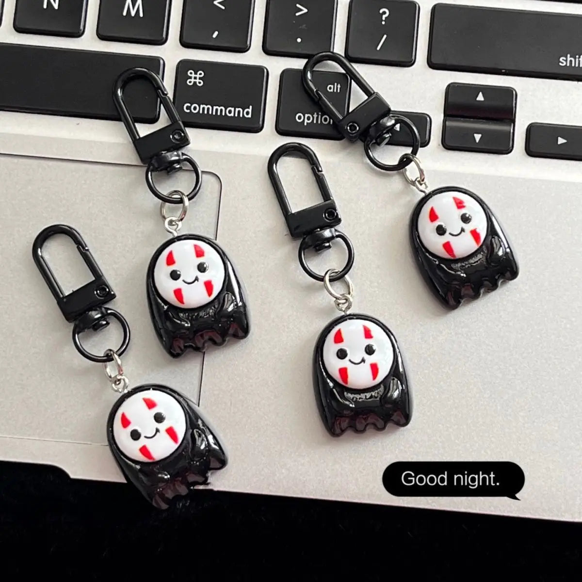 Cute Faceless Male Keychain - Funny Halloween Ghost