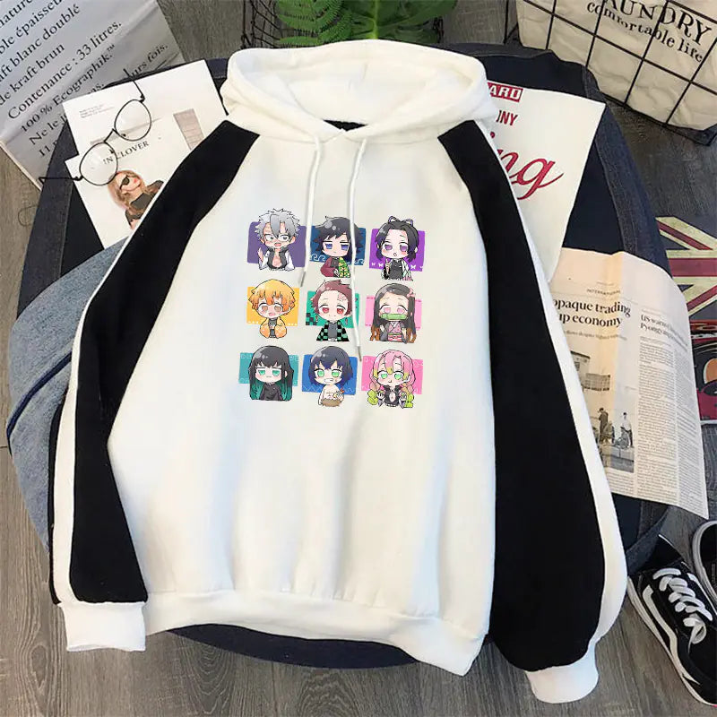 Demon Slayer Hoodie - Loose Fit Casual Anime Jacket