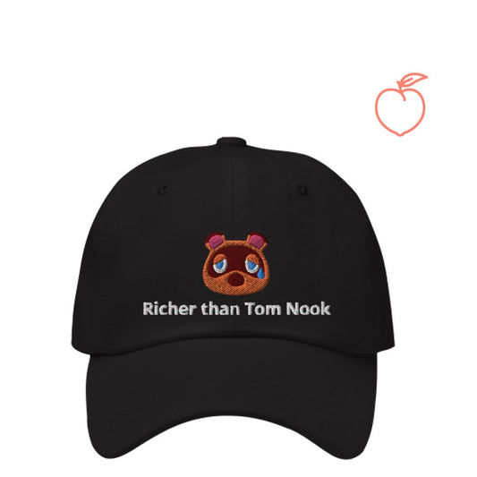 Richer Than Tom Nook Embroidered Hat