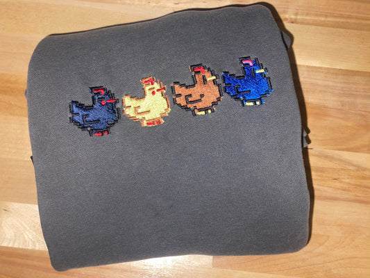 Stardew Valley Chickens Embroidered chickens