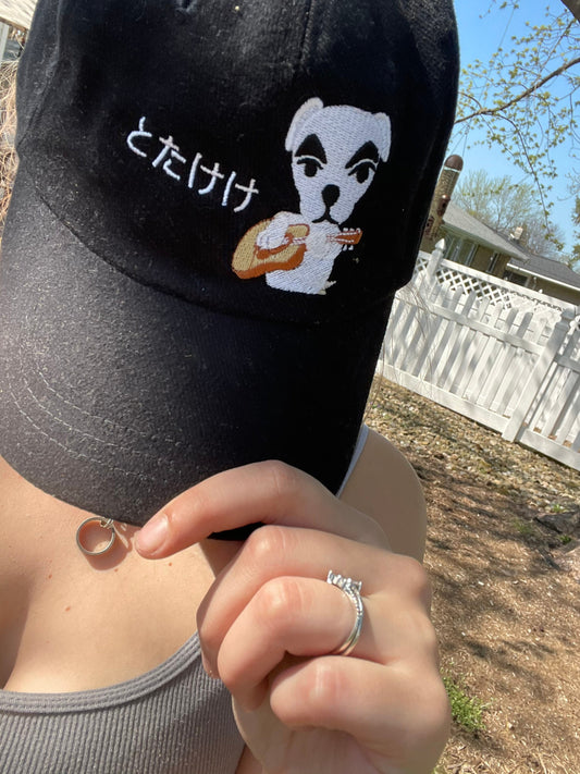 K.K. Slider, Animal Crossing, Embroidered, Hat