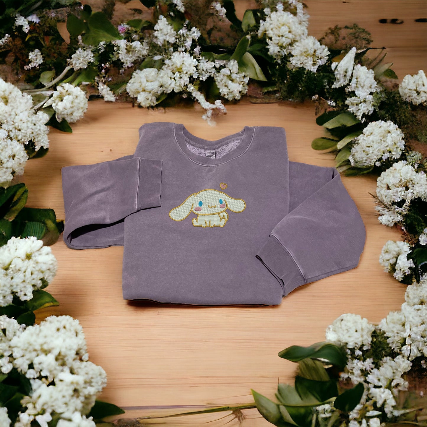 Cinnamon Roll Embroidered Sweatshirt