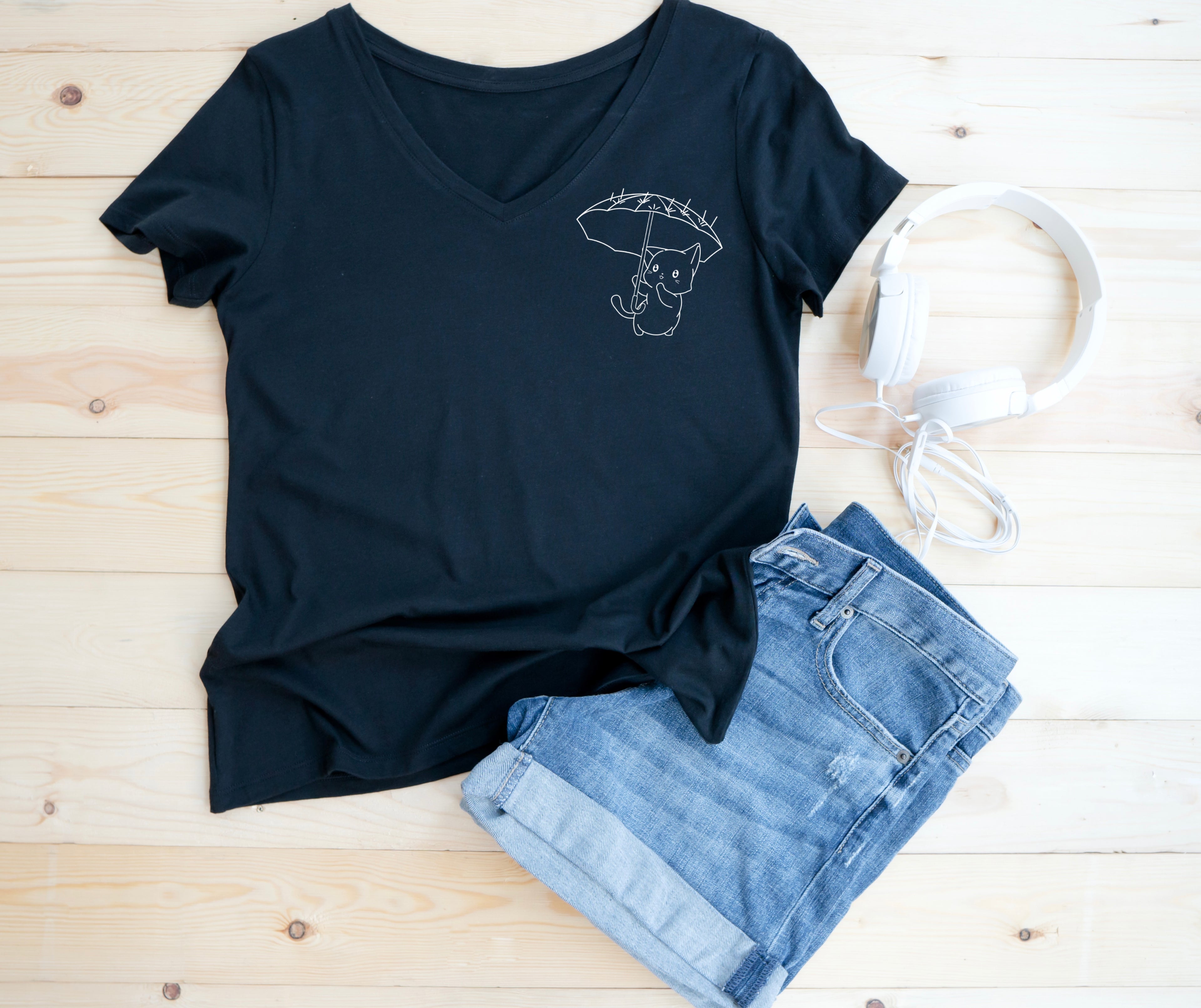 Rainy Day Kitten T-Shirt