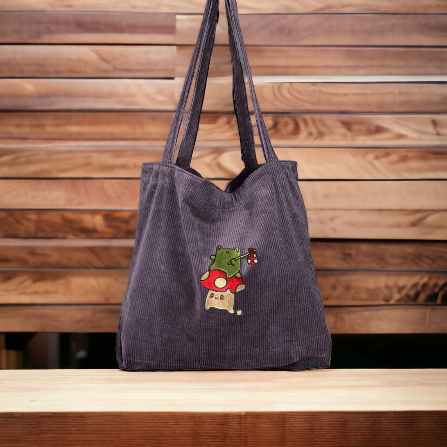 Hobo Frog & Mushroom Tote Bag