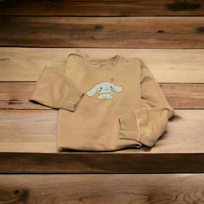 Cinnamon Roll Embroidered Sweatshirt