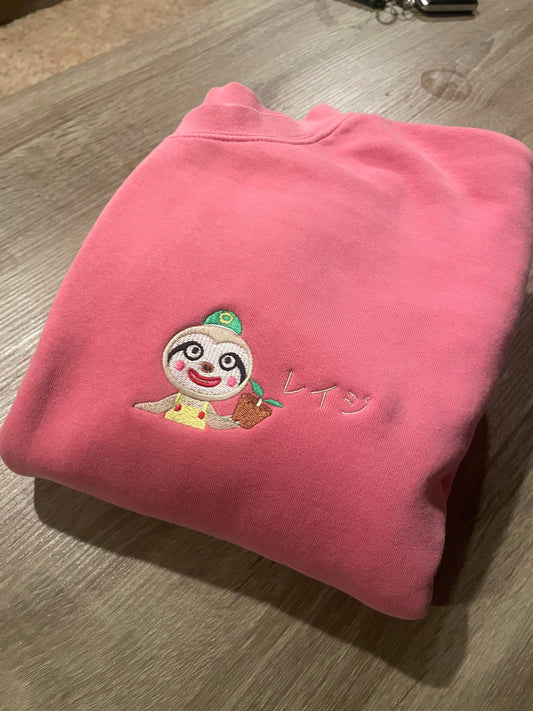 Animal Crossing Villager- Crew Neck Embroidered Sweatshirt