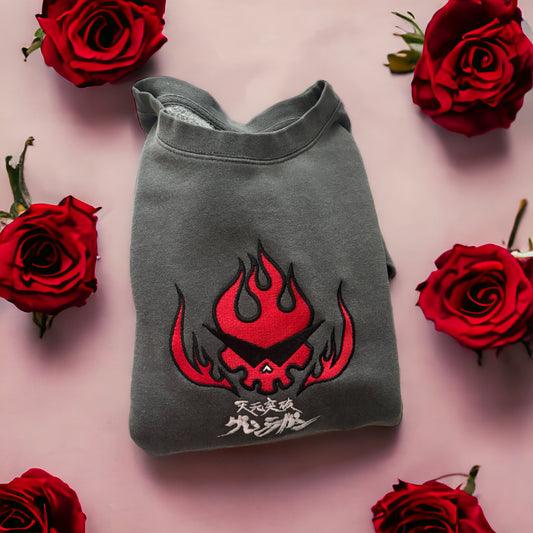 Team Dai-Gurren Anime Embroidered Crew