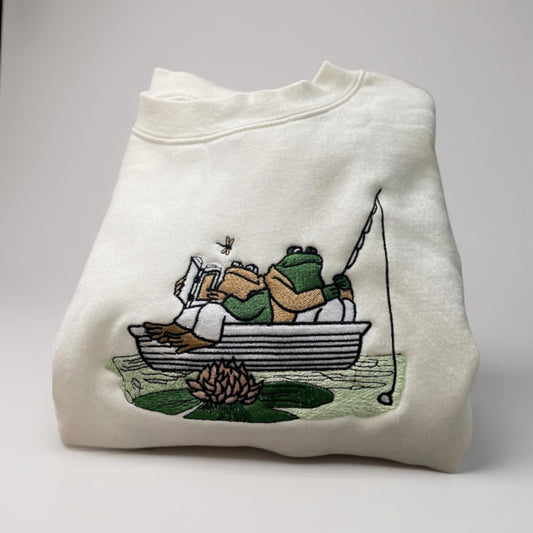 Frog & Toad Boat Crew Neck Sweatshirt