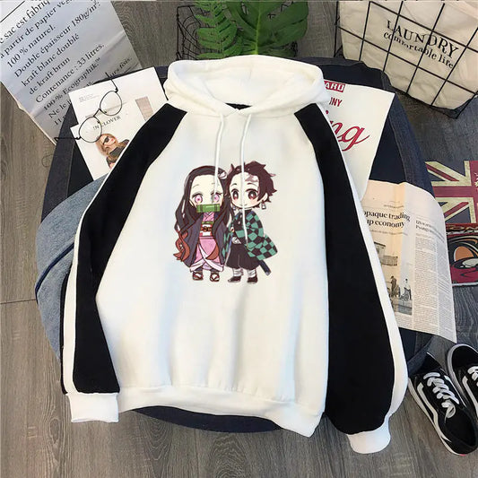 Demon Slayer Hoodie - Loose Fit Casual Anime Jacket