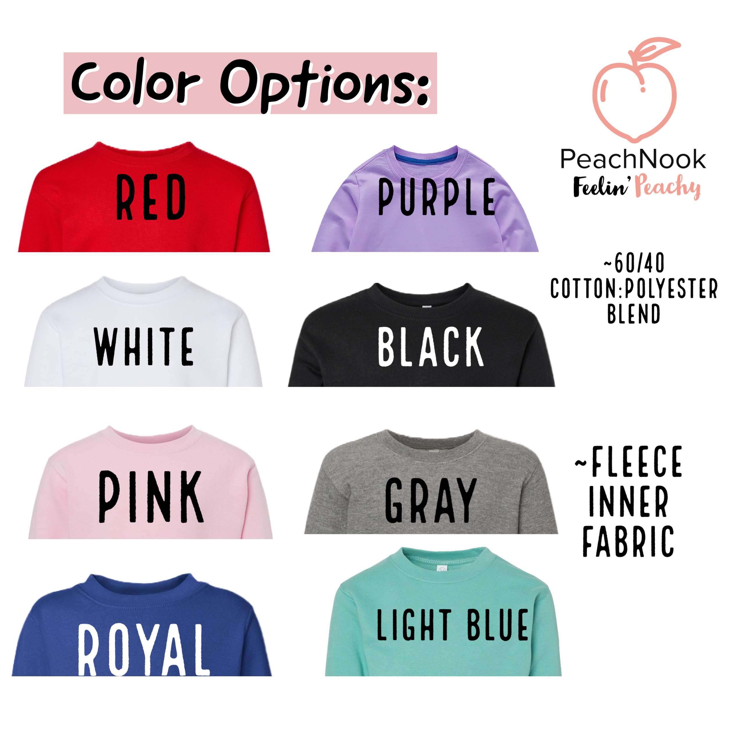 Custom Embroidered Crewnecks| Kids