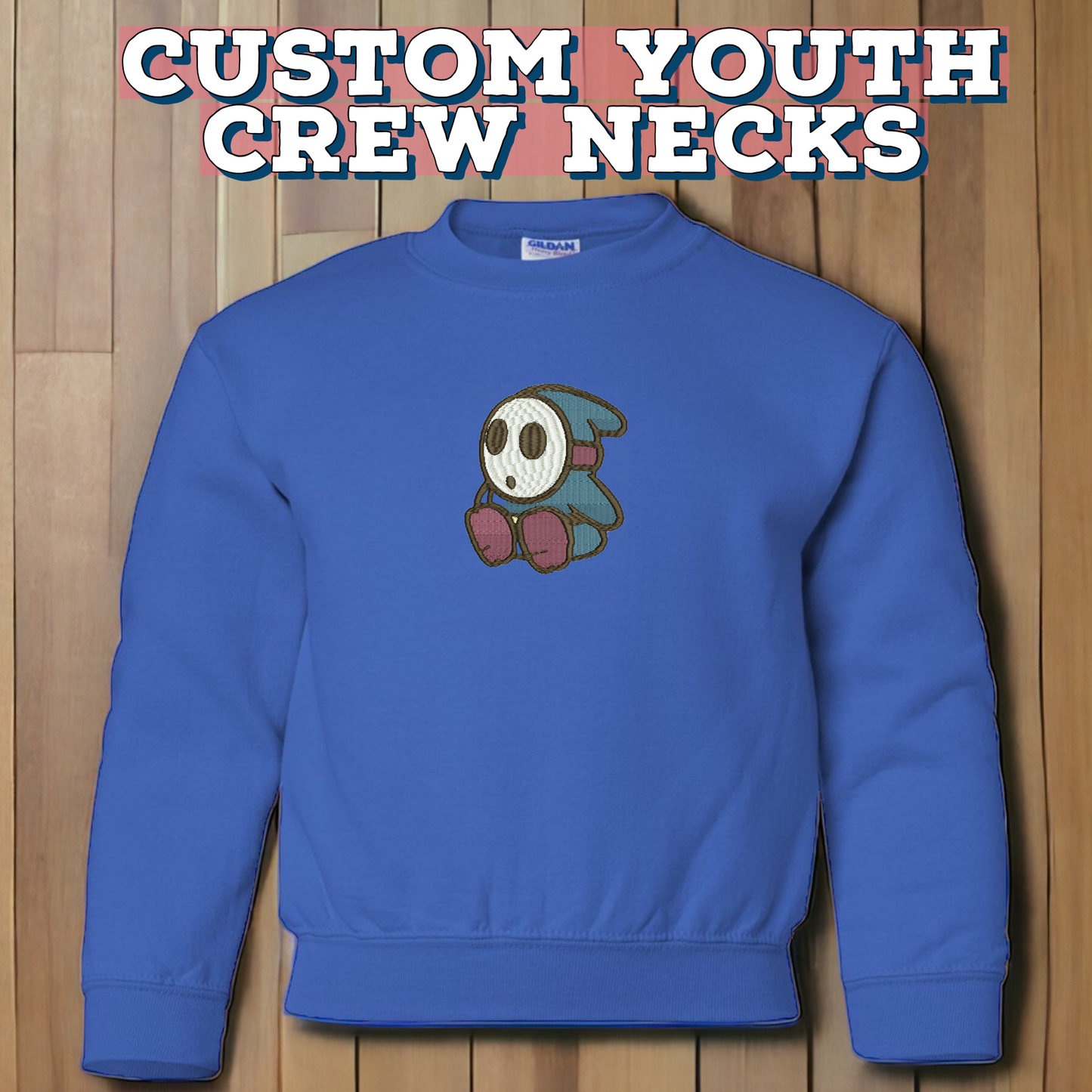 Custom Embroidered Crewnecks| Kids