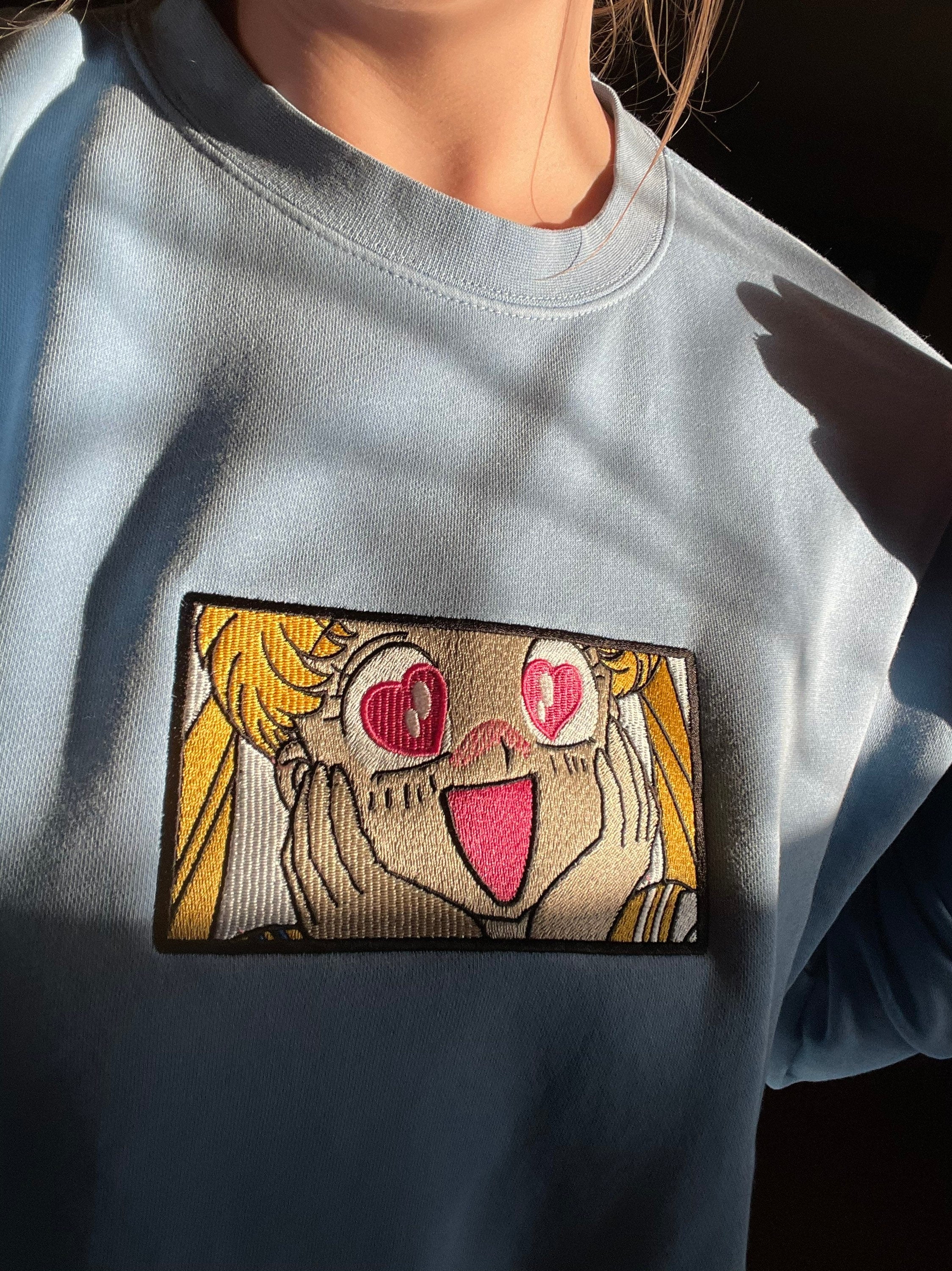 Sailor Venus Embroidered Sweatshirt | Magical Girl Crew
