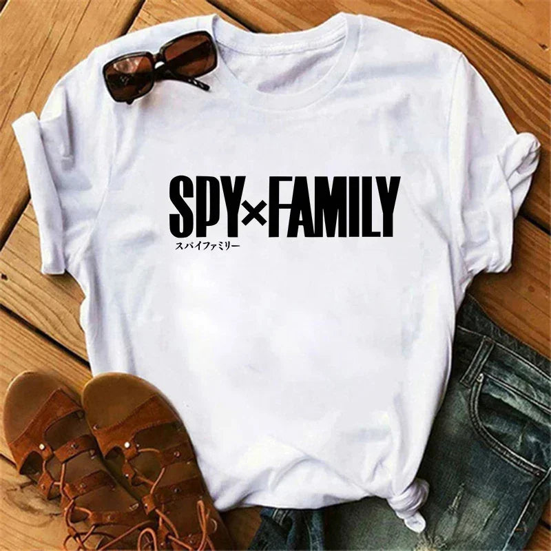 Spy x Family Anime T-Shirt for Women – Kawaii Harajuku Japanese Graphic Tee