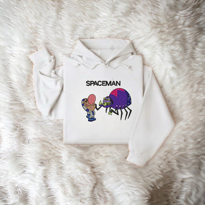 Embroidered Hoodie of Billy and Spider inspired from Spaceman