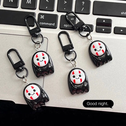 Cute Faceless Male Keychain - Funny Halloween Ghost