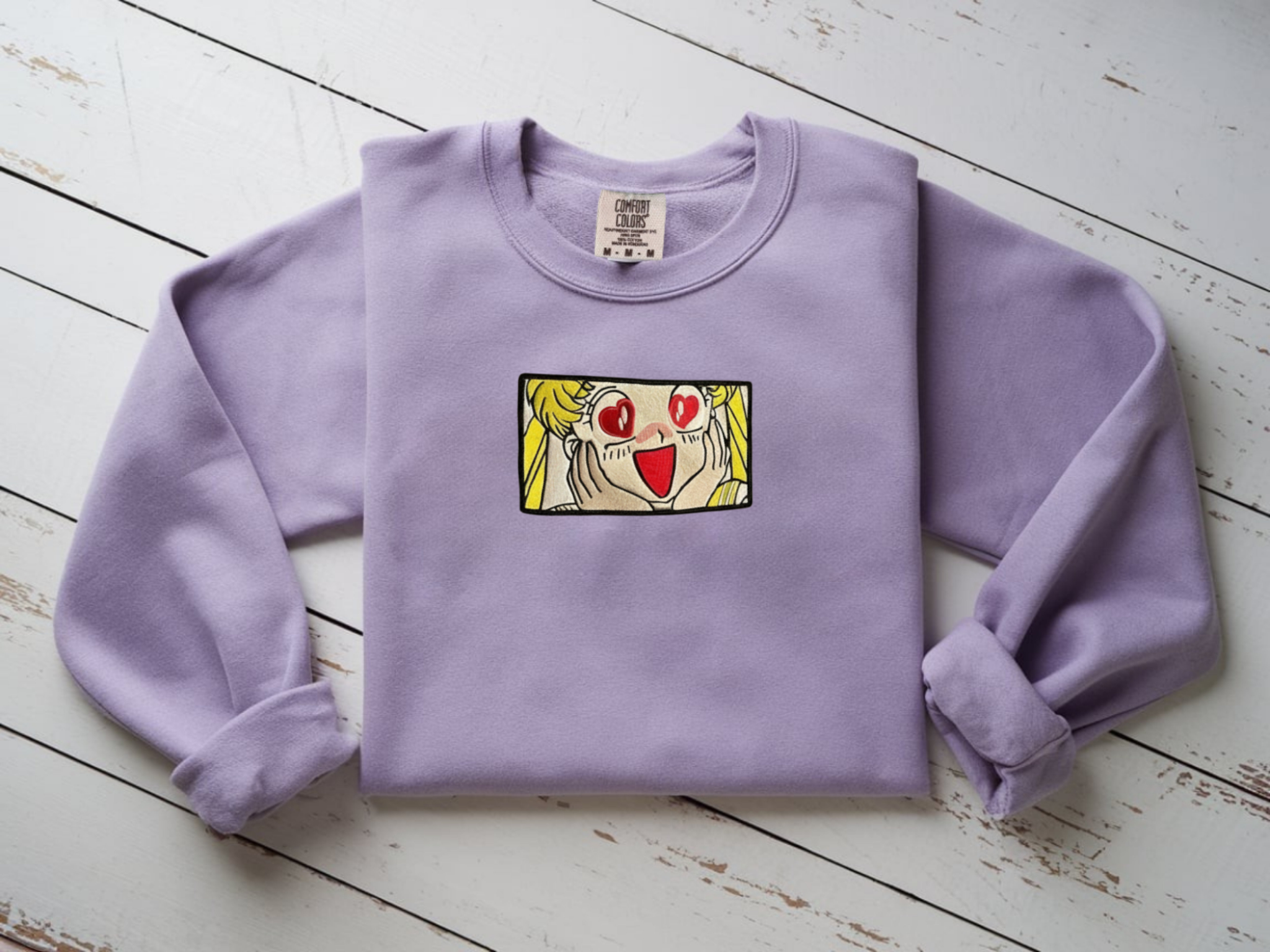 Sailor Venus Embroidered Sweatshirt | Magical Girl Crew