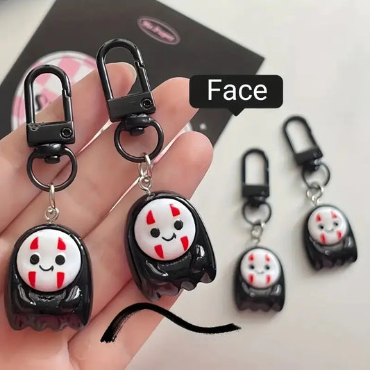Cute Faceless Male Keychain - Funny Halloween Ghost