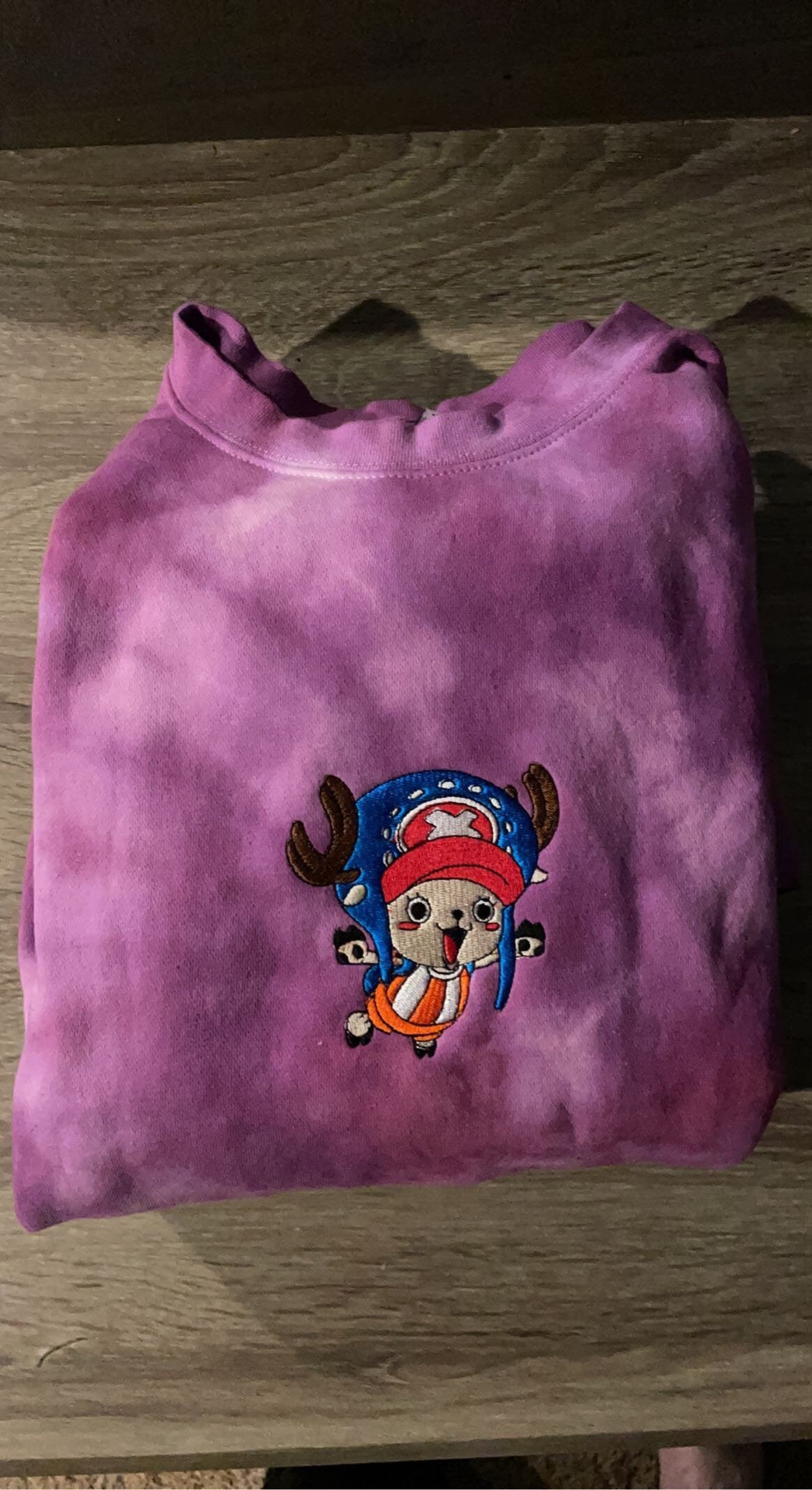 One Piece Tony Tony Chopper Embroidered Crewneck Sweatshirt