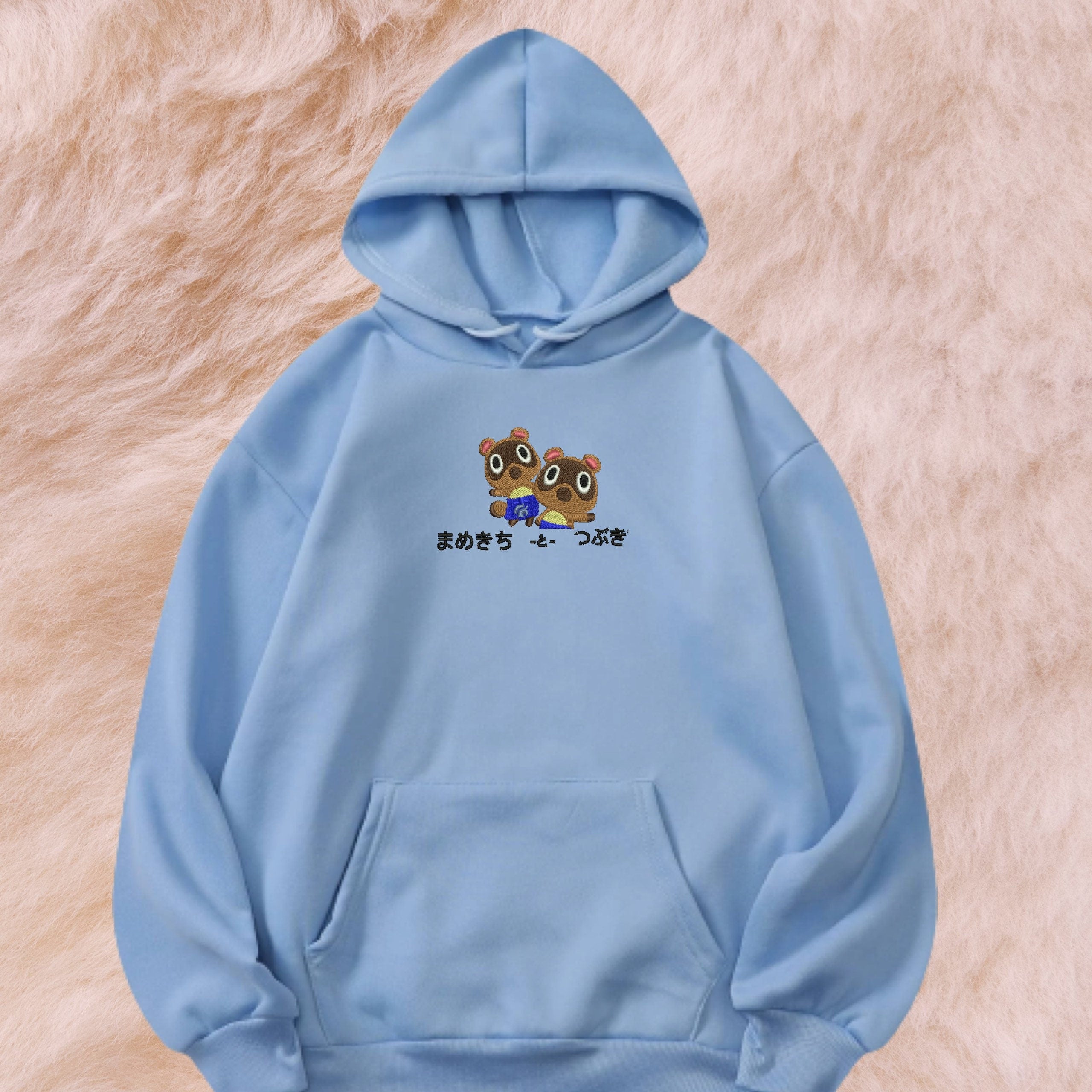 Timmy & Tommy Nook- Animal Crossing Embroidered Hoodie