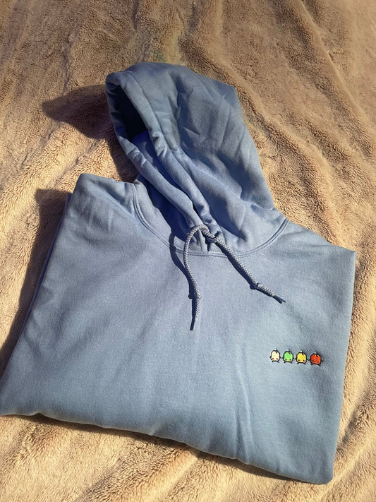 Stardew Valley Junimo Minimalist Embroidered Hoodie