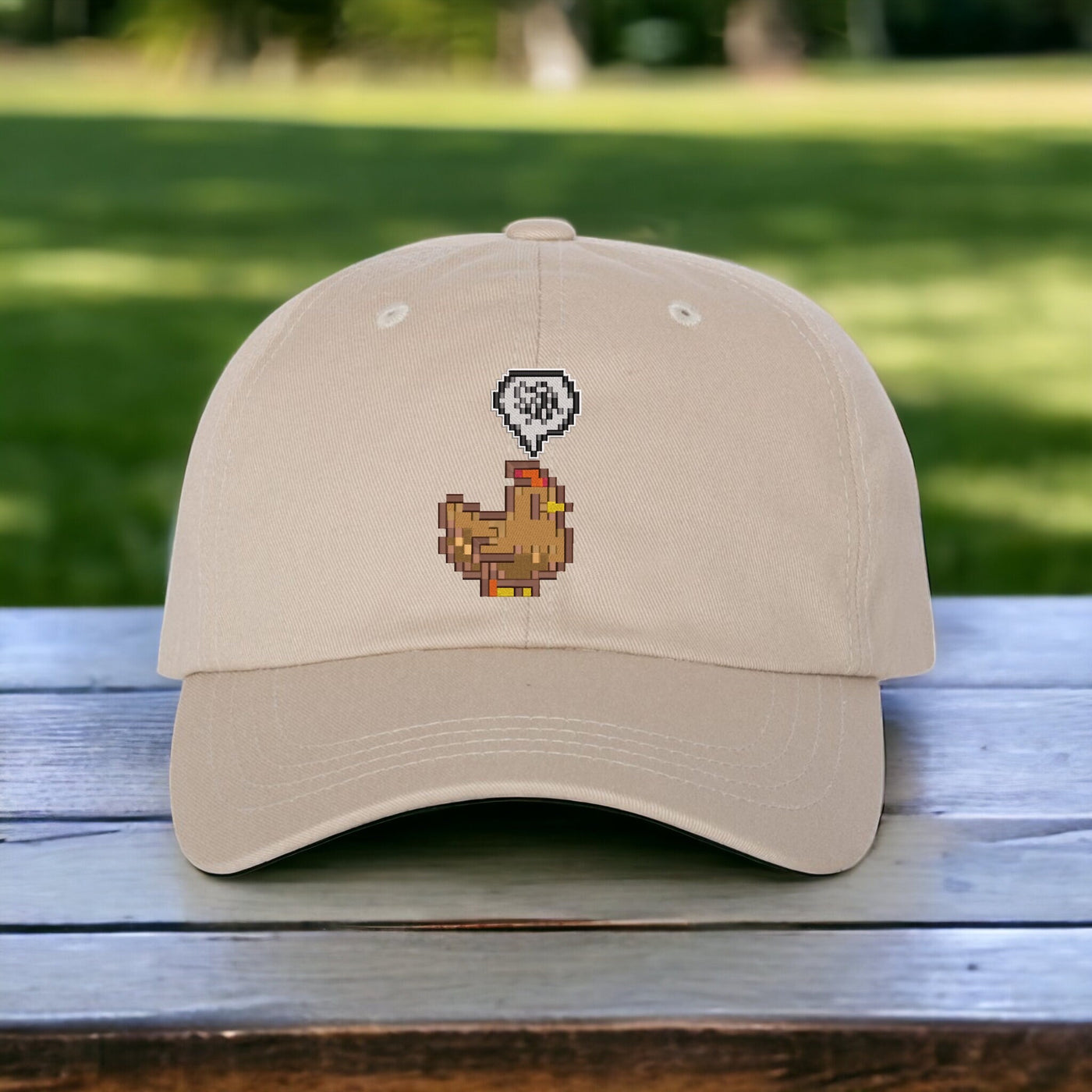 Stardew Valley | Embroidered | Grumpy Chicken | Dad Hat
