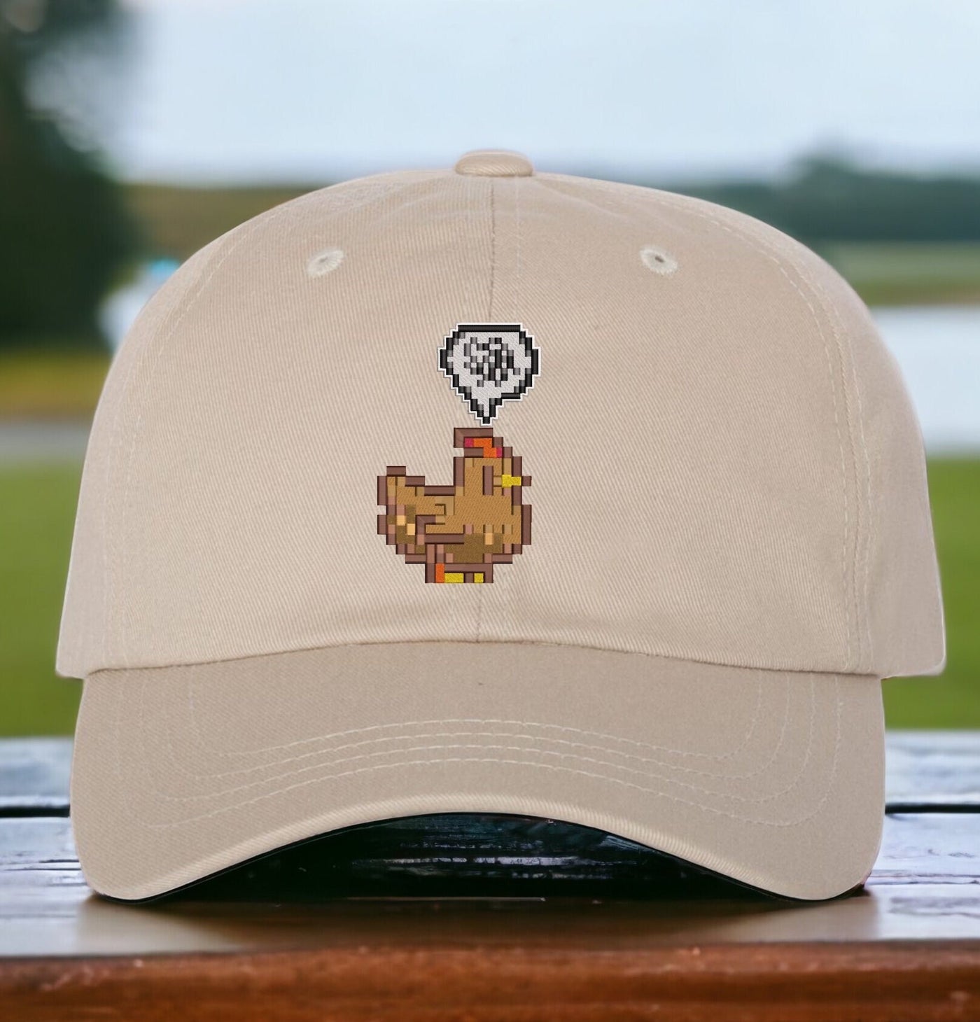 Stardew Valley | Embroidered | Grumpy Chicken | Dad Hat